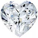 diamonds : heart shape
