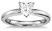 heart shaped diamond rings