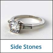 side stones diamond rings